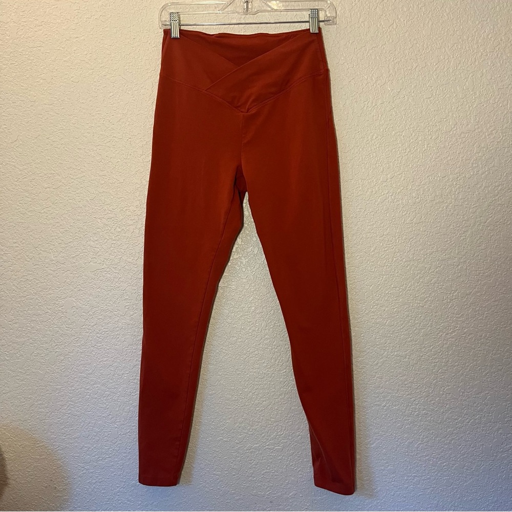 Orange pink High-Waisted Leggings PINK women’s medium. VS